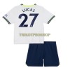 Original Trikotsatz Tottenham Hotspur Lucas 27 Heimtrikot 2022-23 Für Kinder